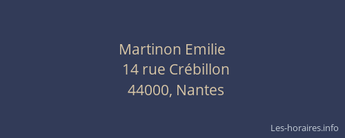Martinon Emilie