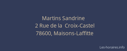Martins Sandrine