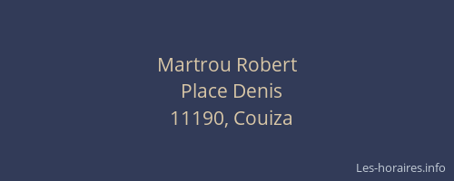 Martrou Robert