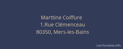 Marttine Coiffure