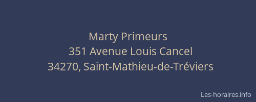 Marty Primeurs