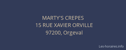 MARTY'S CREPES