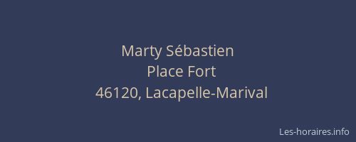 Marty S&eacute;bastien