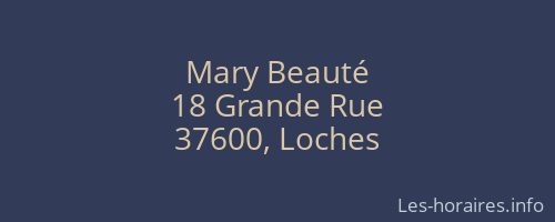 Mary Beauté