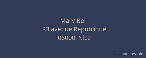 Mary Bel