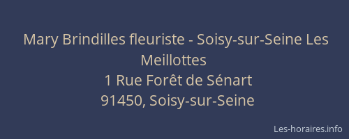 Mary Brindilles fleuriste - Soisy-sur-Seine Les Meillottes