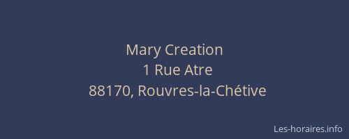 Mary Creation