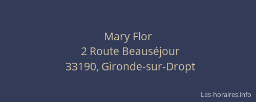 Mary Flor