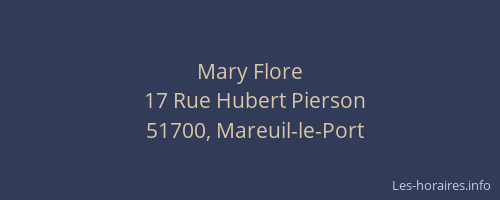 Mary Flore