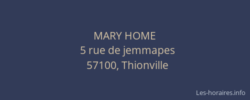 MARY HOME
