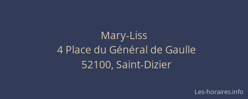 Mary-Liss