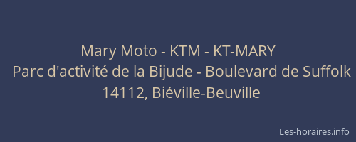 Mary Moto - KTM - KT-MARY