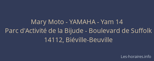 Mary Moto - YAMAHA - Yam 14