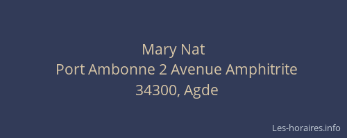 Mary Nat