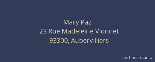 Mary Paz