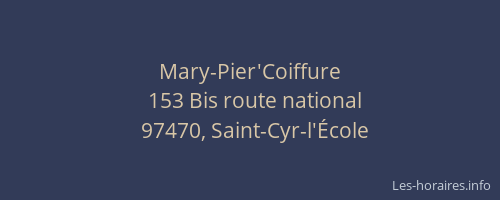 Mary-Pier'Coiffure