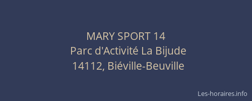 MARY SPORT 14