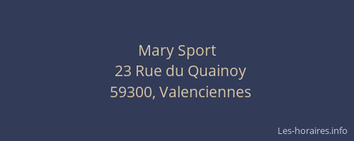 Mary Sport