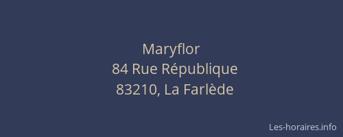 Maryflor