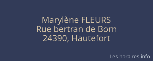 Marylène FLEURS
