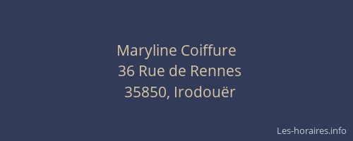 Maryline Coiffure