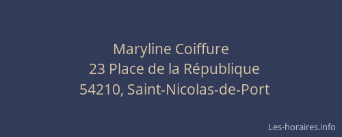 Maryline Coiffure