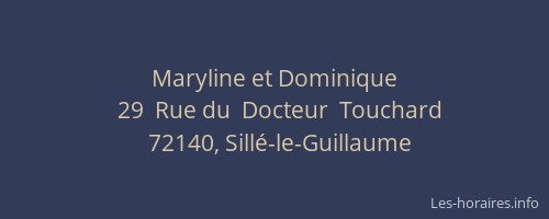 Maryline et Dominique
