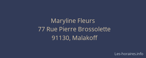 Maryline Fleurs
