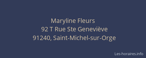 Maryline Fleurs