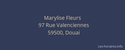 Marylise Fleurs