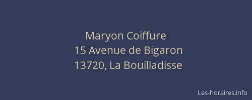 Maryon Coiffure