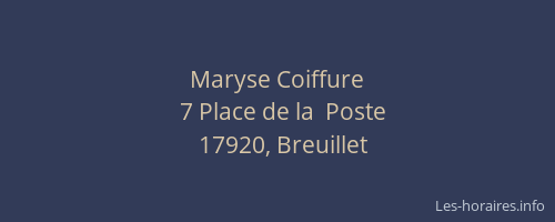 Maryse Coiffure
