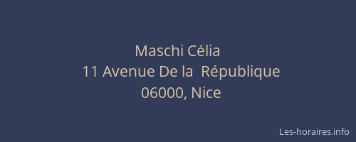 Maschi Célia