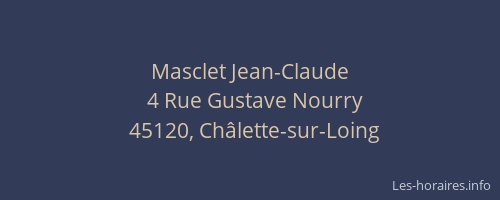Masclet Jean-Claude