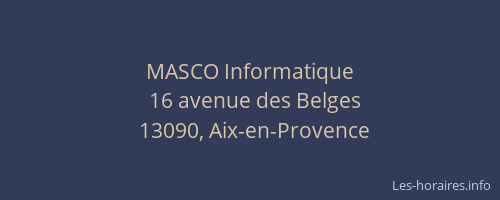 MASCO Informatique