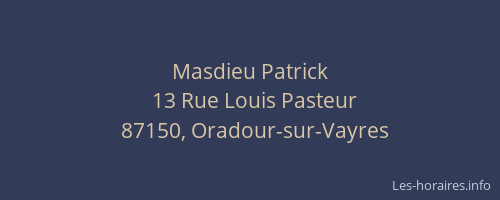 Masdieu Patrick