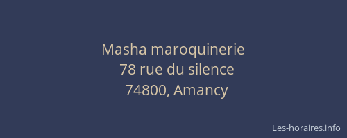 Masha maroquinerie