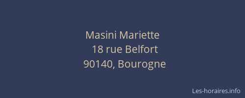 Masini Mariette