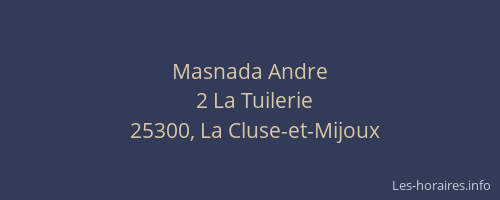 Masnada Andre
