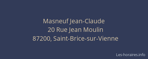 Masneuf Jean-Claude