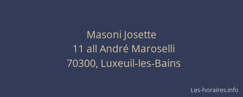 Masoni Josette