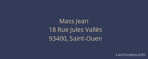Mass Jean