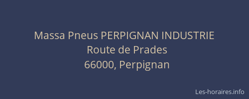 Massa Pneus PERPIGNAN INDUSTRIE