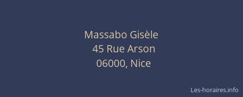 Massabo Gisèle