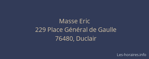 Masse Eric
