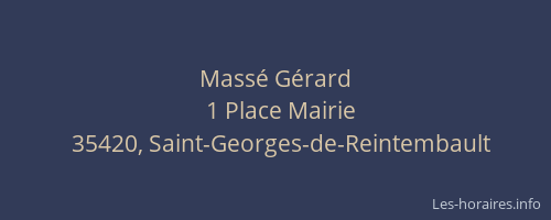 Massé Gérard
