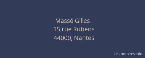 Massé Gilles
