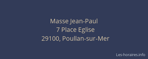 Masse Jean-Paul