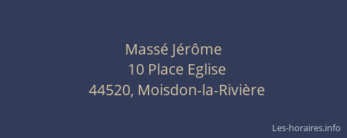 Massé Jérôme