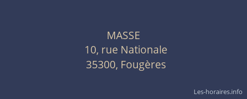 MASSE